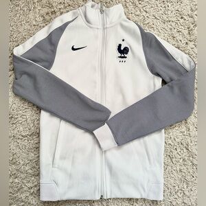 Nike Women’s France National Team White and Navy Jacket w Rooster